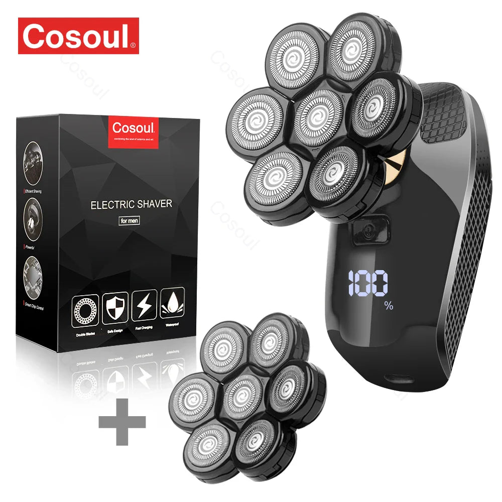 Electric Head Shaver for Men – Powerful 5D Bald Head Shaver & Beard Trimmer | Men's Grooming Razor