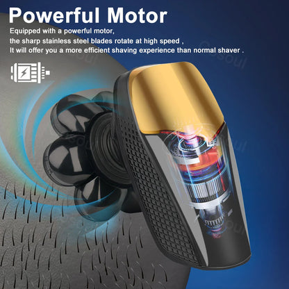 Electric Head Shaver for Men – Powerful 5D Bald Head Shaver & Beard Trimmer | Men's Grooming Razor