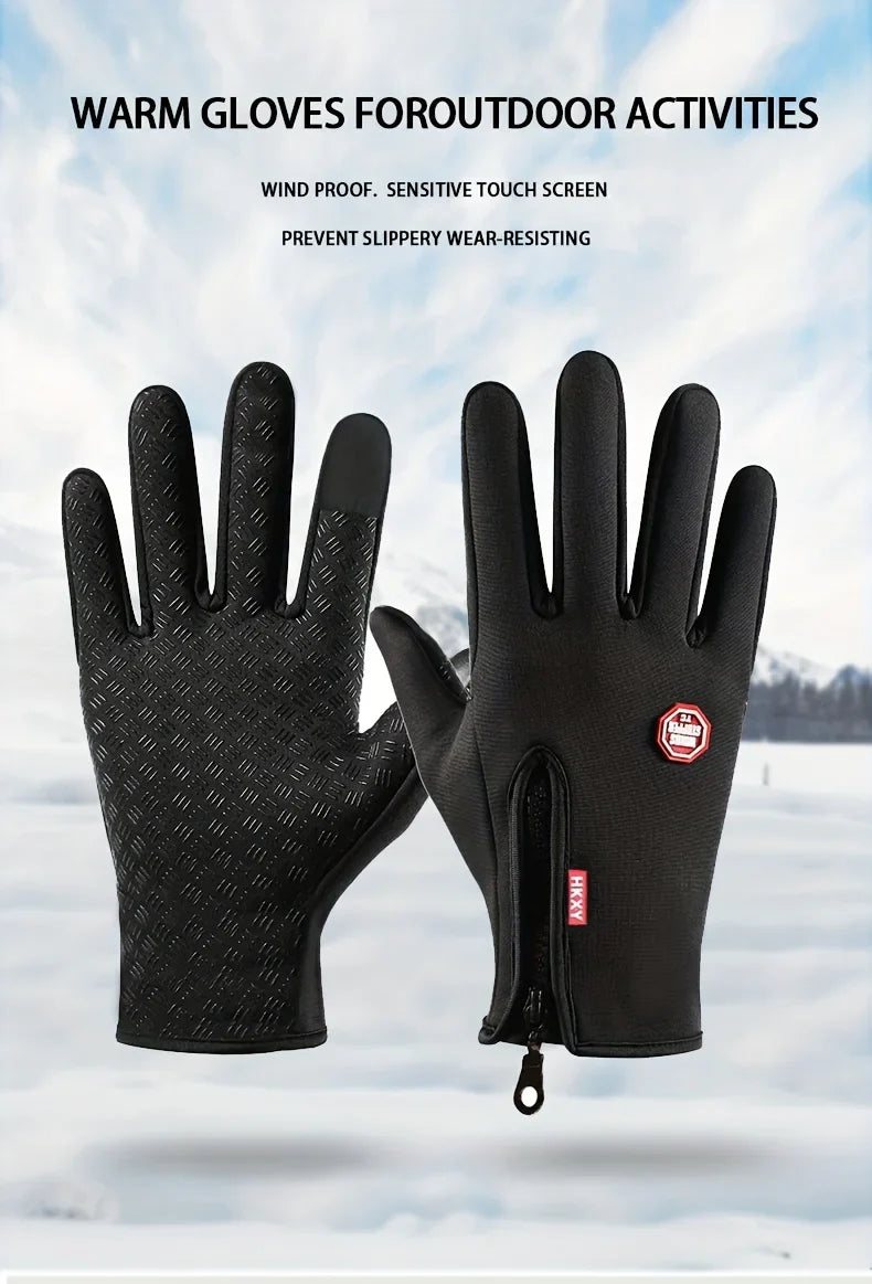 Winter Gloves For Men/Women, Touchscreen, Warm Outdoor, Cycling/Driving/Motorcycle Cold Gloves, Windproof Non Slip Gloves